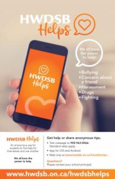 HWDSB Helps Poster